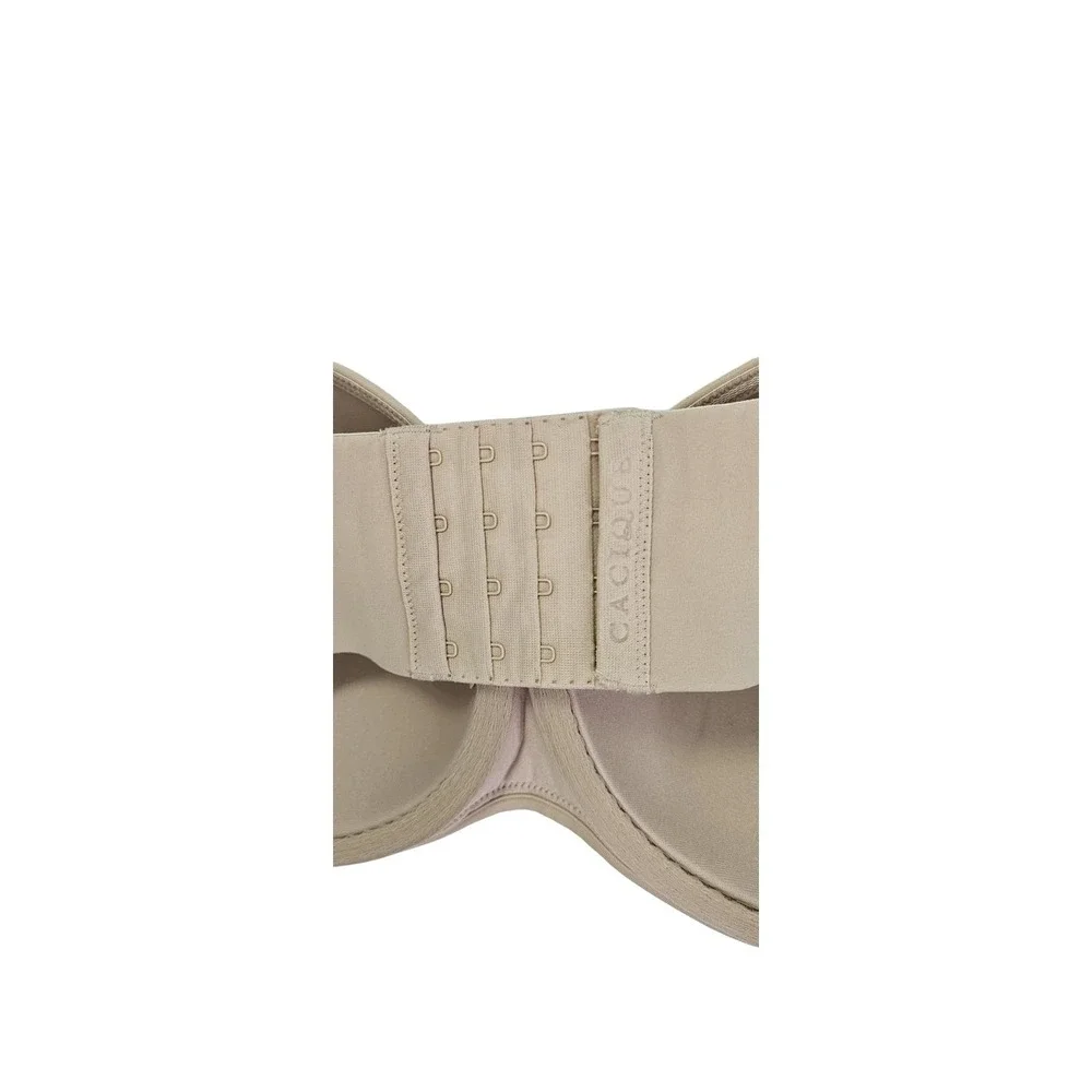 Cacique‎ Smooth Boost Strapless Bra Plus Size 40DD Beige Multi-Way Underwire NEW